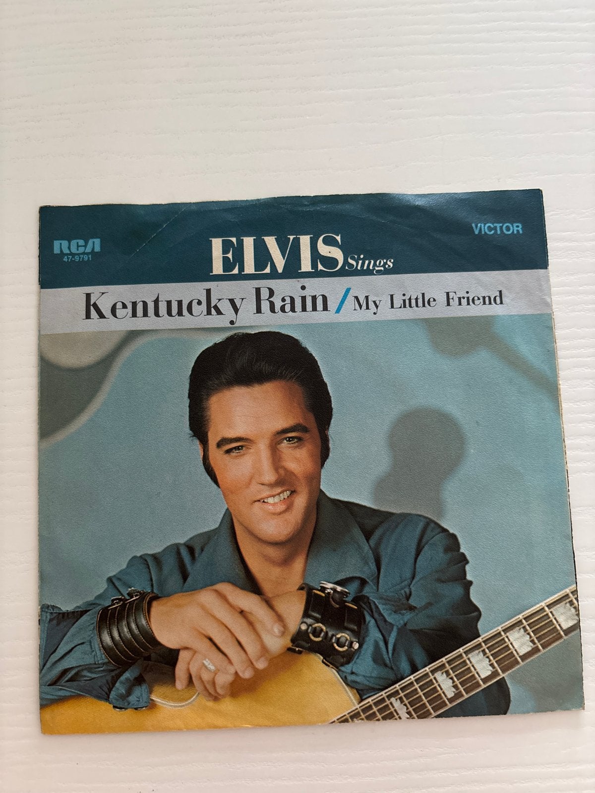 Elvis - Kentucky Rain / My Little Friend 45 toeren, Ophalen of Verzenden, Gebruikt, Cd of Plaat