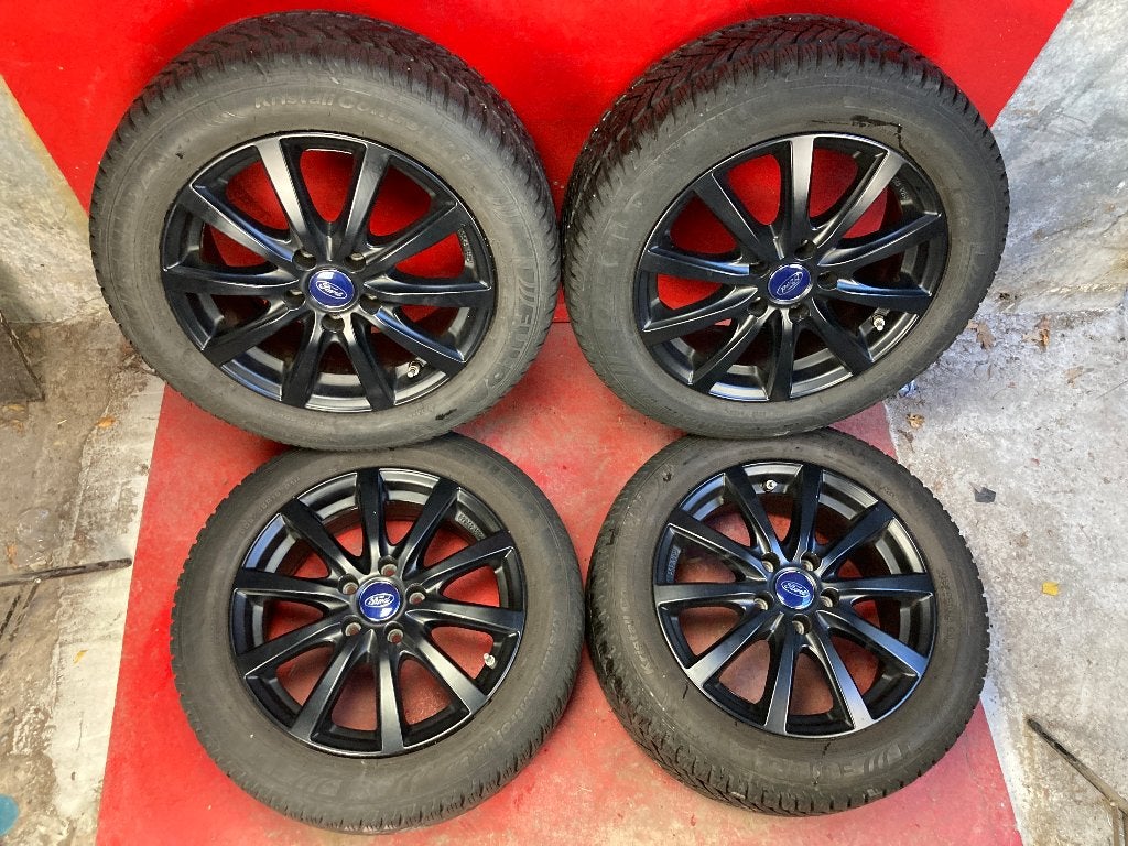Winterbanden Ford Focus 205/55R16 Fulda, Gebruikt, 16 inch, ., Banden en Velgen