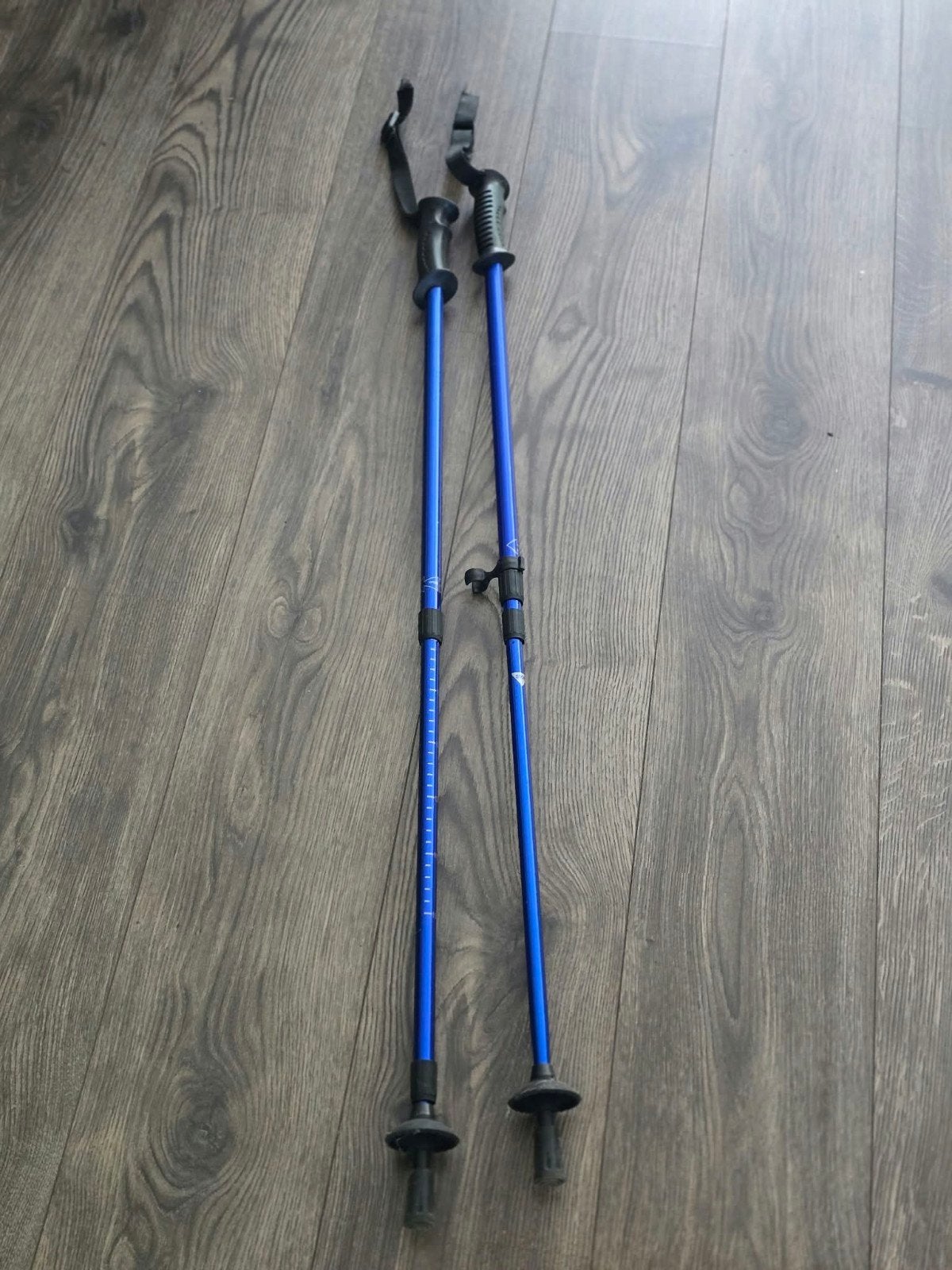 Verstelbare Nordic Walking Stokken - Blauw, Ophalen, Wandelstok