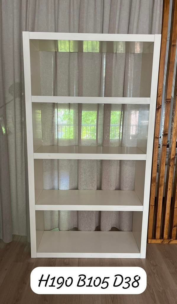 IKEA Kast WIT H190xB105xD38, Ophalen of Verzenden, Gebruikt