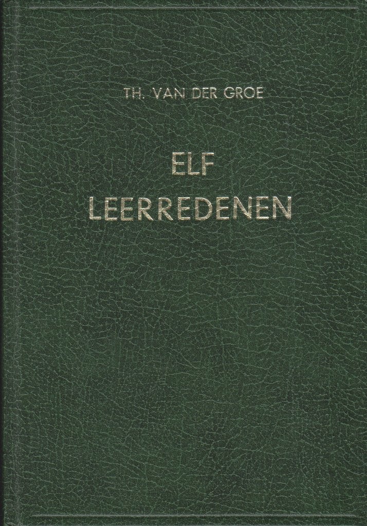 TH.VAN DER GROE - ELF LEERREDENEN, Ophalen of Verzenden, Gelezen