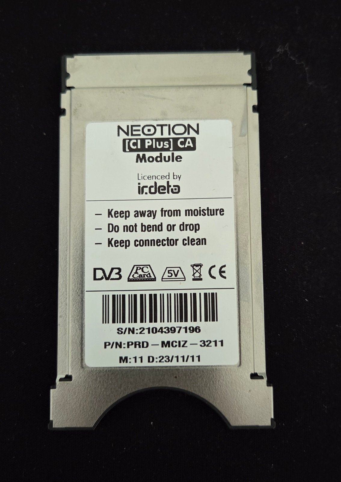Neotion CI Plus CA Module - Geschikt voor Ziggo, Ophalen of Verzenden, Zo goed als nieuw, Decoder
