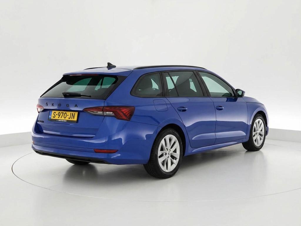 Skoda Octavia Combi 1.0 e-TSI 110pk DSG Sport Business Editi, Stof, Gebruikt, Automatische klimaatregeling, Origineel Nederlands