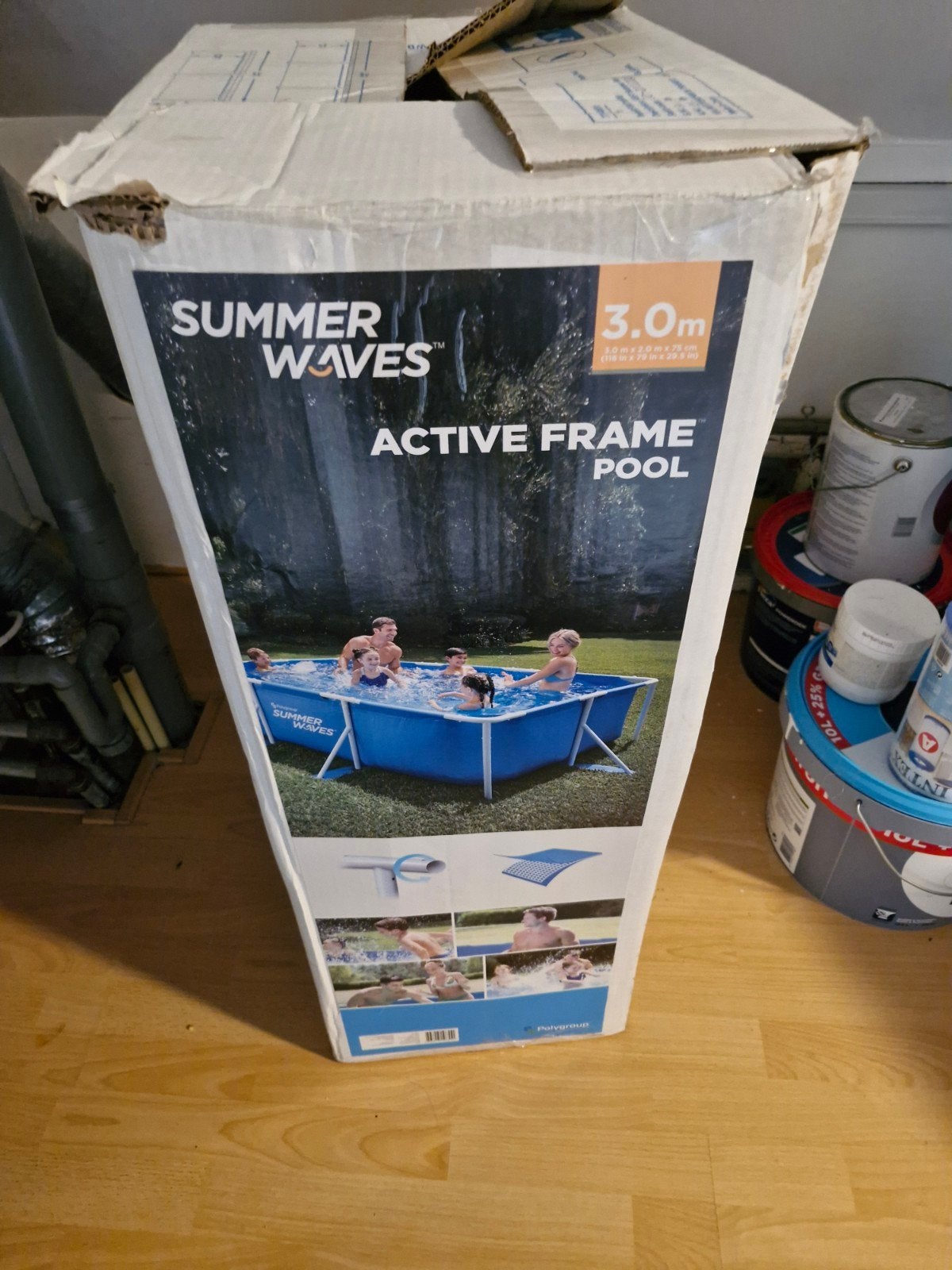 Summer Waves Active Frame Pool 3.0m met pomp en verwarming, Tuin en Terras, Zwembaden, Nieuw, Ophalen of Verzenden, Opzetzwembad