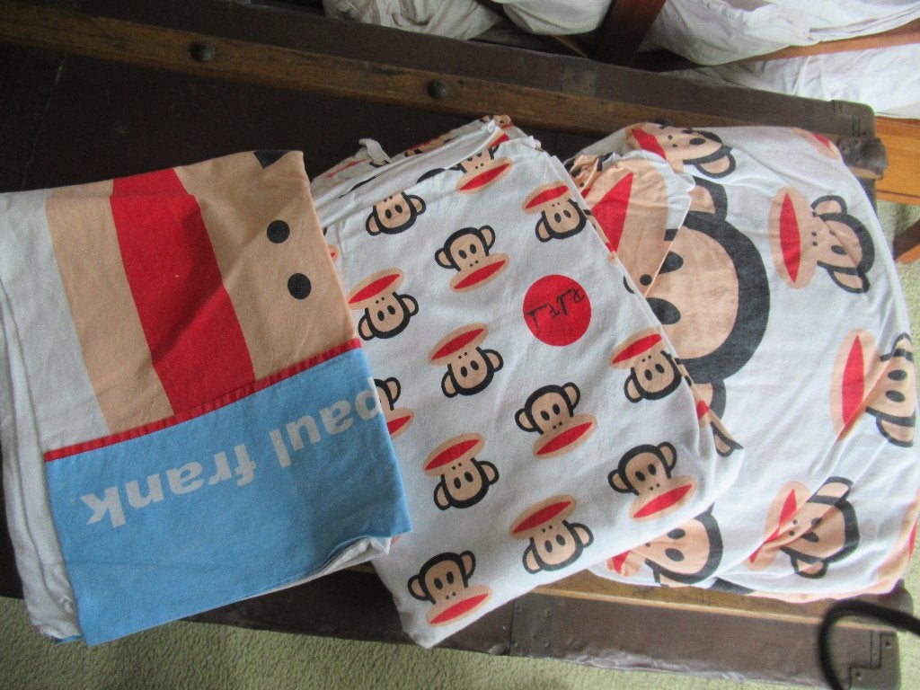 origineel PAUL FRANK 3-delig bed OVERTREKSET uit Amerika, Huis en Inrichting, Slaapkamer | Beddengoed, Eenpersoons, Meerkleurig