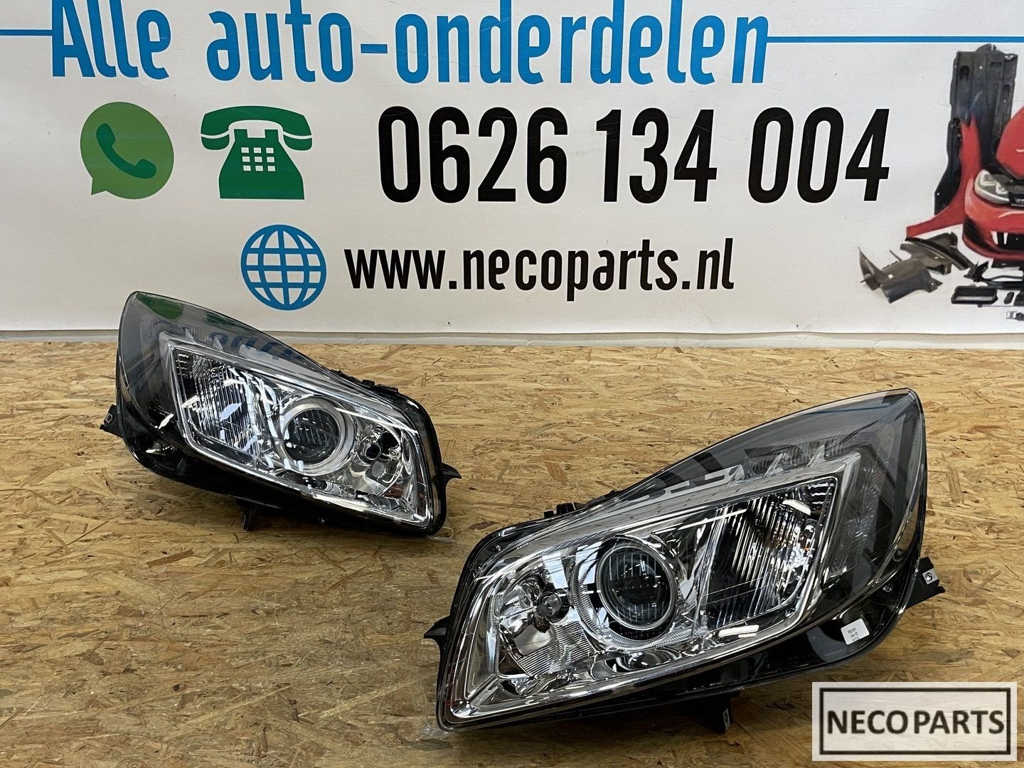 OPEL INSIGNIA XENON KOPLAMP KOPLAMPEN ORIGINEEL, Auto-onderdelen, Verlichting, Gebruikt, -, -, Opel