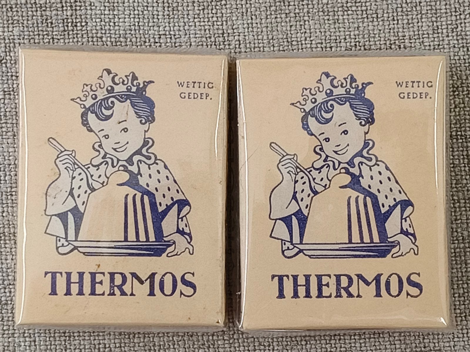 2 doosjes sauspoeder, sinaasappel Thermos, Verzamelen, Ophalen of Verzenden, Gebruikt