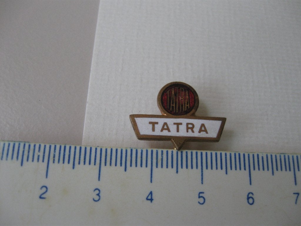 Mooie oude Emaille TATRA - VRACHTWAGEN speld, Verzenden, Gebruikt, Overige onderwerpen