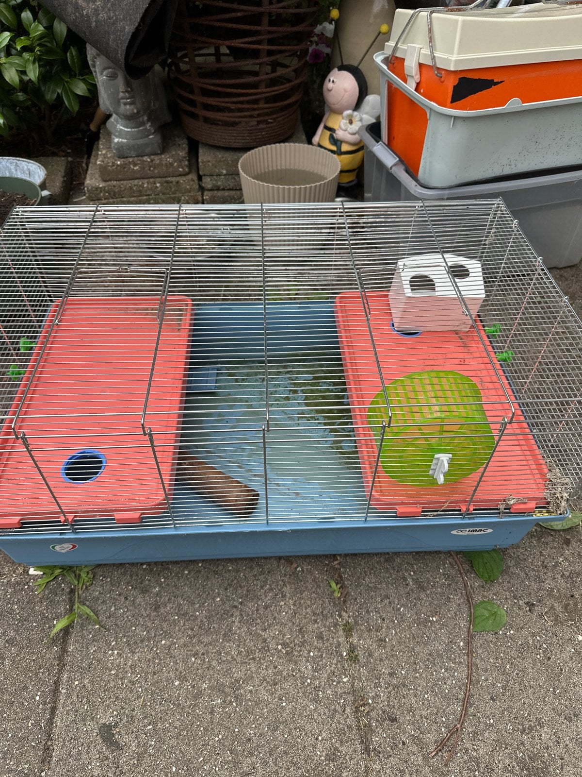 Groote hamster kooi., Dieren en Toebehoren, Knaagdieren en Konijnen | Hokken en Kooien, Kooi, Gebruikt, Minder dan 75 cm, Hamster