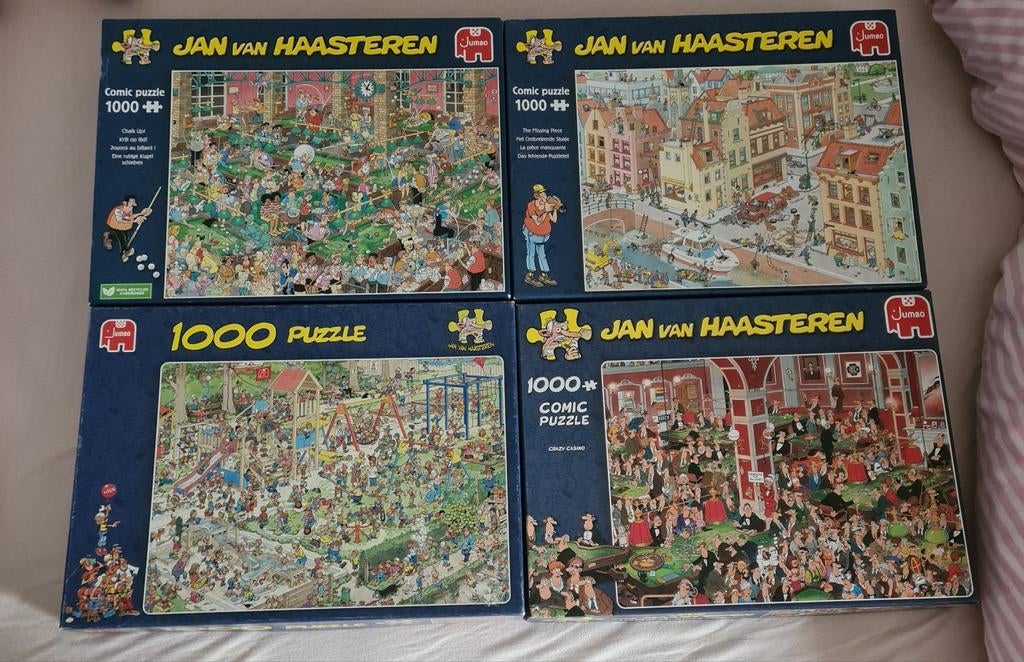 Jan van Haasteren 1000 stukjes, Ophalen of Verzenden, 500 t/m 1500 stukjes, Zo goed als nieuw, Legpuzzel