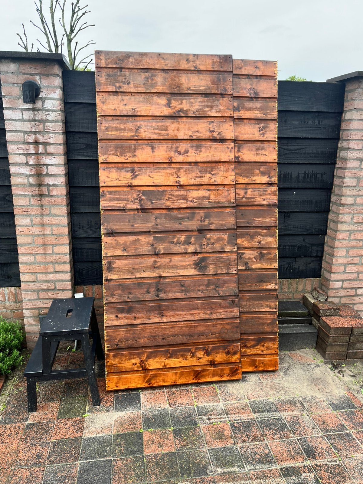 2 x schuur deel op frame, Tuin en Terras, Ophalen, Gebruikt, Overige typen, Zonder ramen