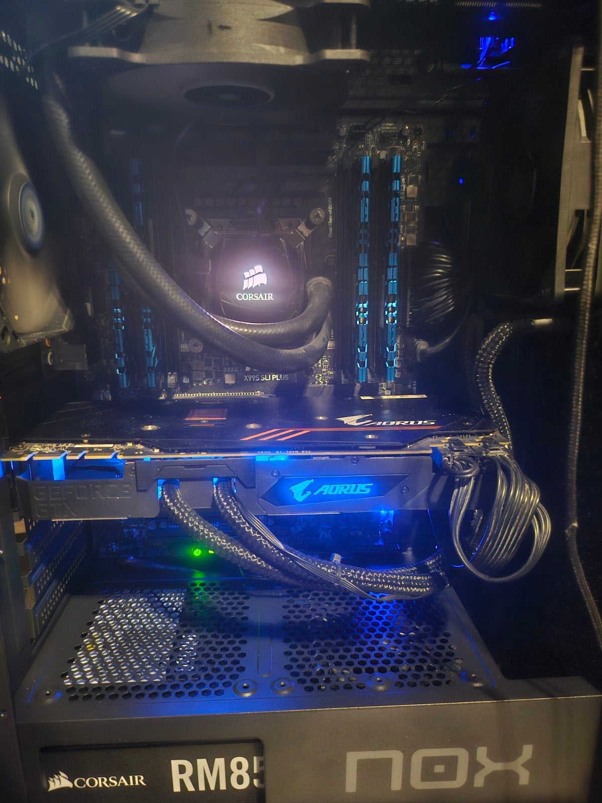 game pc i7 5820k 16gb ddr4 500gb m2 gtx 1080ti waterforce, Ophalen, Gaming