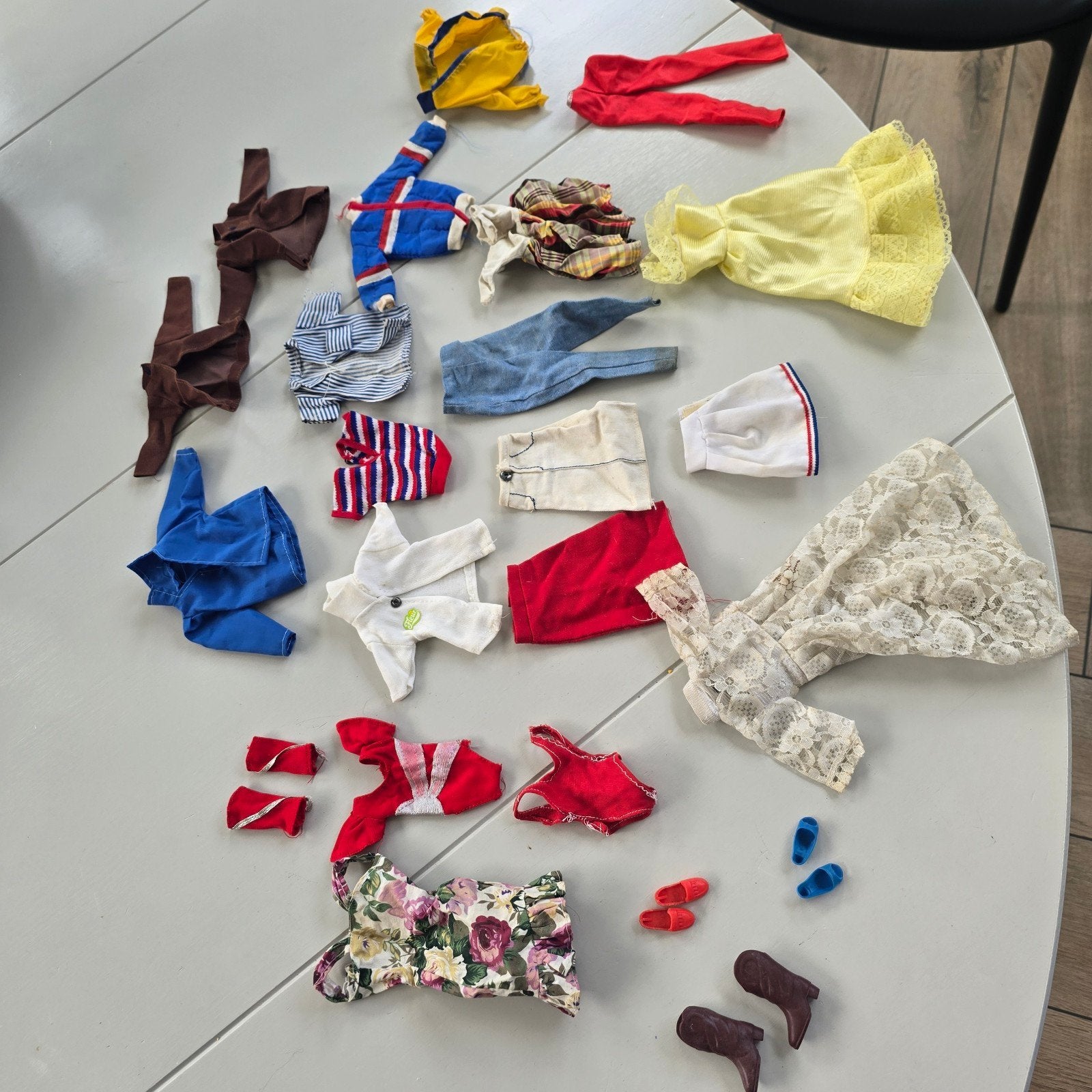 Sindy en Fleur Pedigree Vintage verzameling kleding, Ophalen of Verzenden, Gebruikt