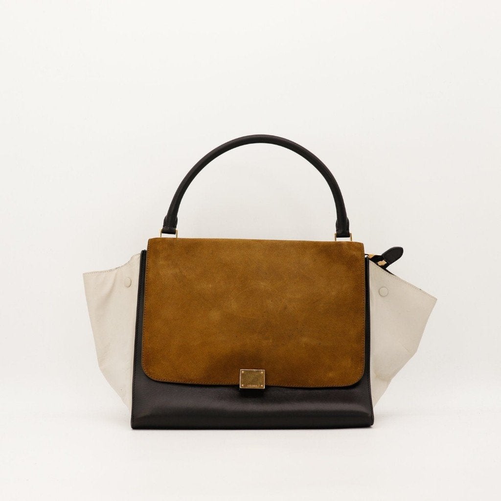 Céline Trapèze in driekleur handtas