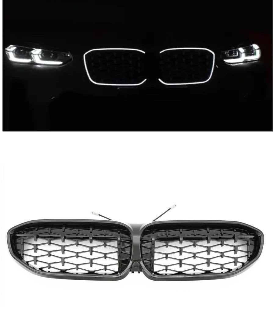 LED Grille BMW 3 Serie G20 G21 Zwart Diamond