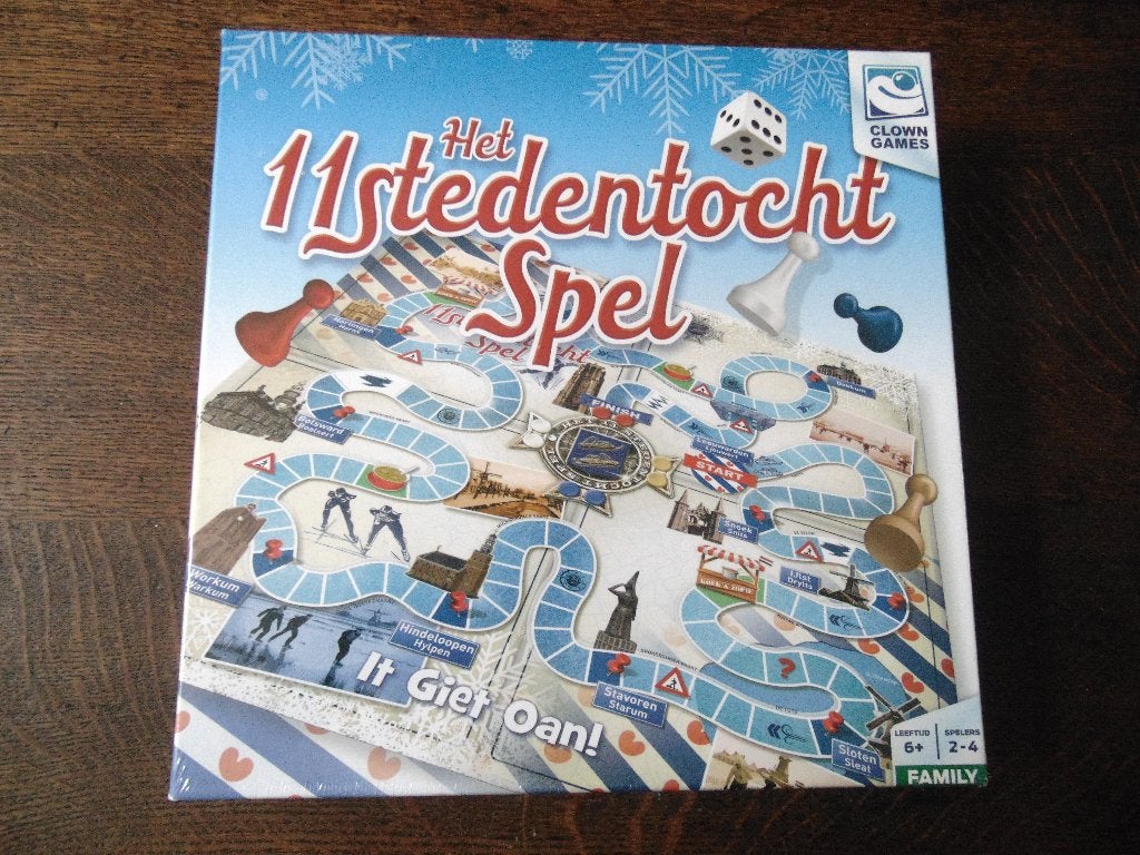 11 Stedentocht Spel van Clown Games NIEUW Verpakt, Een of twee spelers, Ophalen of Verzenden, Nieuw, Clown Games