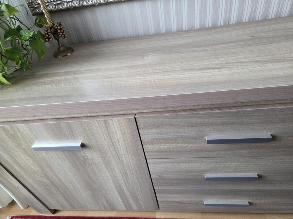 Complet meubelset: dressoir, eet- en salontafel, TV-kast, Huis en Inrichting, Ophalen