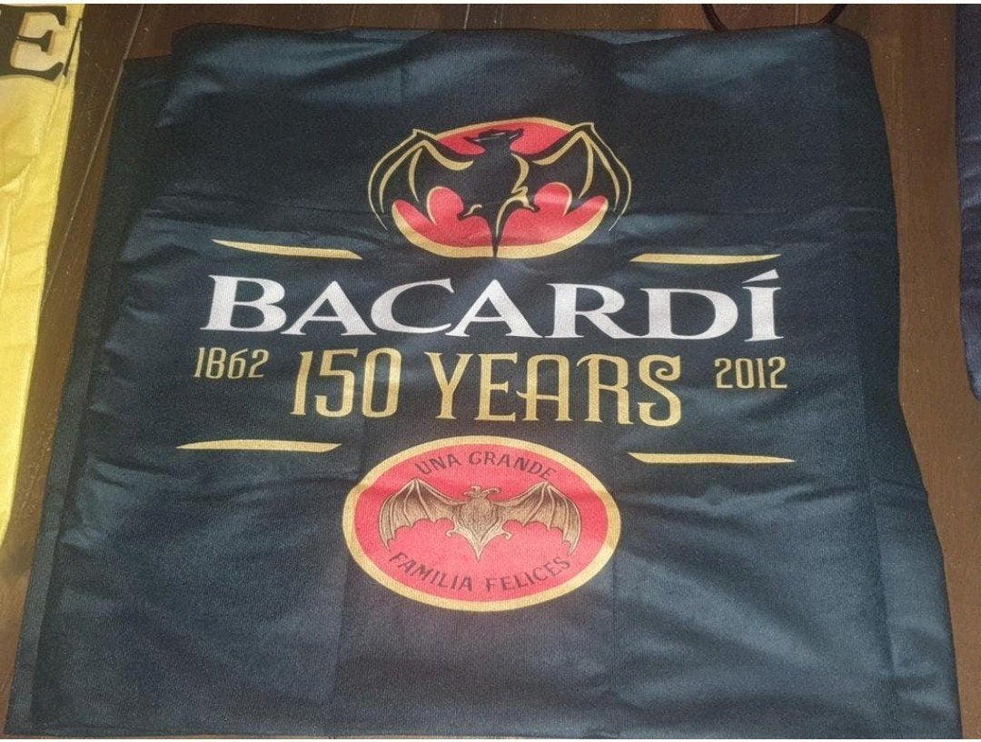 bacardi kussenhoes, perfect voor de man cave, bar, kroeg, Ophalen of Verzenden, Nieuw, Overige typen
