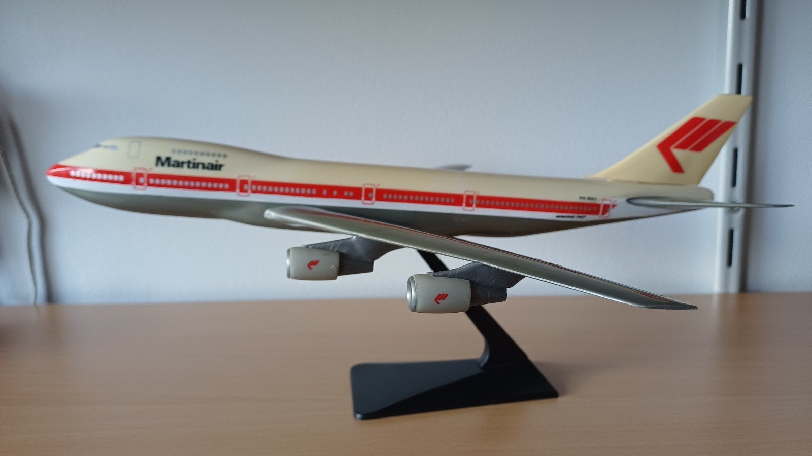 Martinair Boeing 747 schaalmodel, Hobby en Vrije tijd, Overige merken, Ophalen of Verzenden, Zo goed als nieuw, Groter dan 1:72