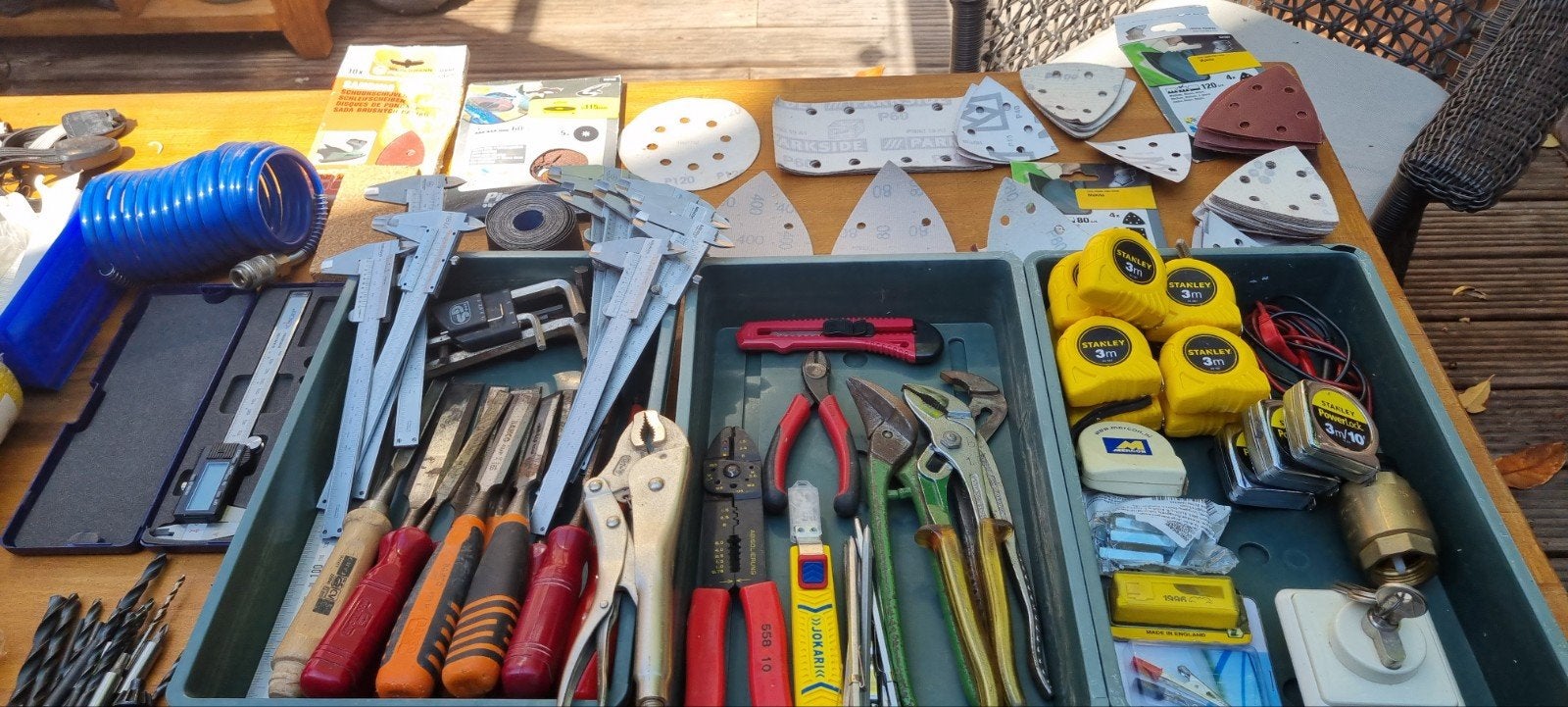 Garage sale, Ophalen