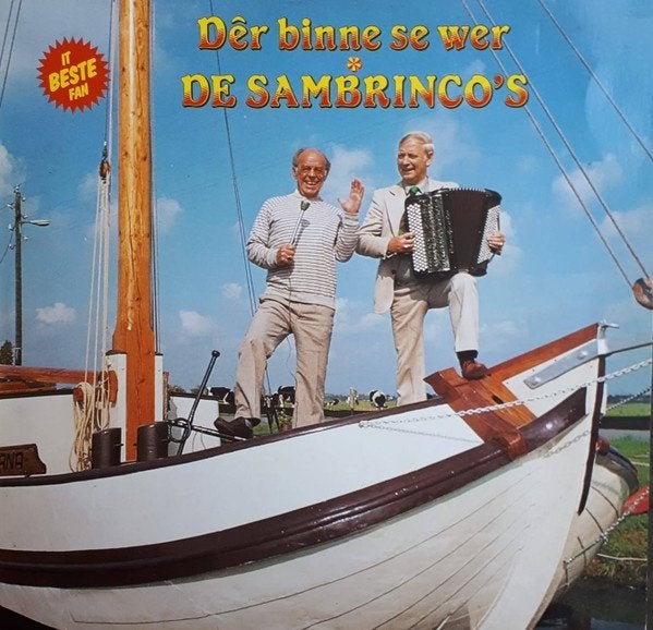 L.P. Friesland (1981) De Sambrinco's - Der Binne Se Wer, Gebruikt, Ophalen of Verzenden, Levenslied of Smartlap, Inclusief binnenhoes