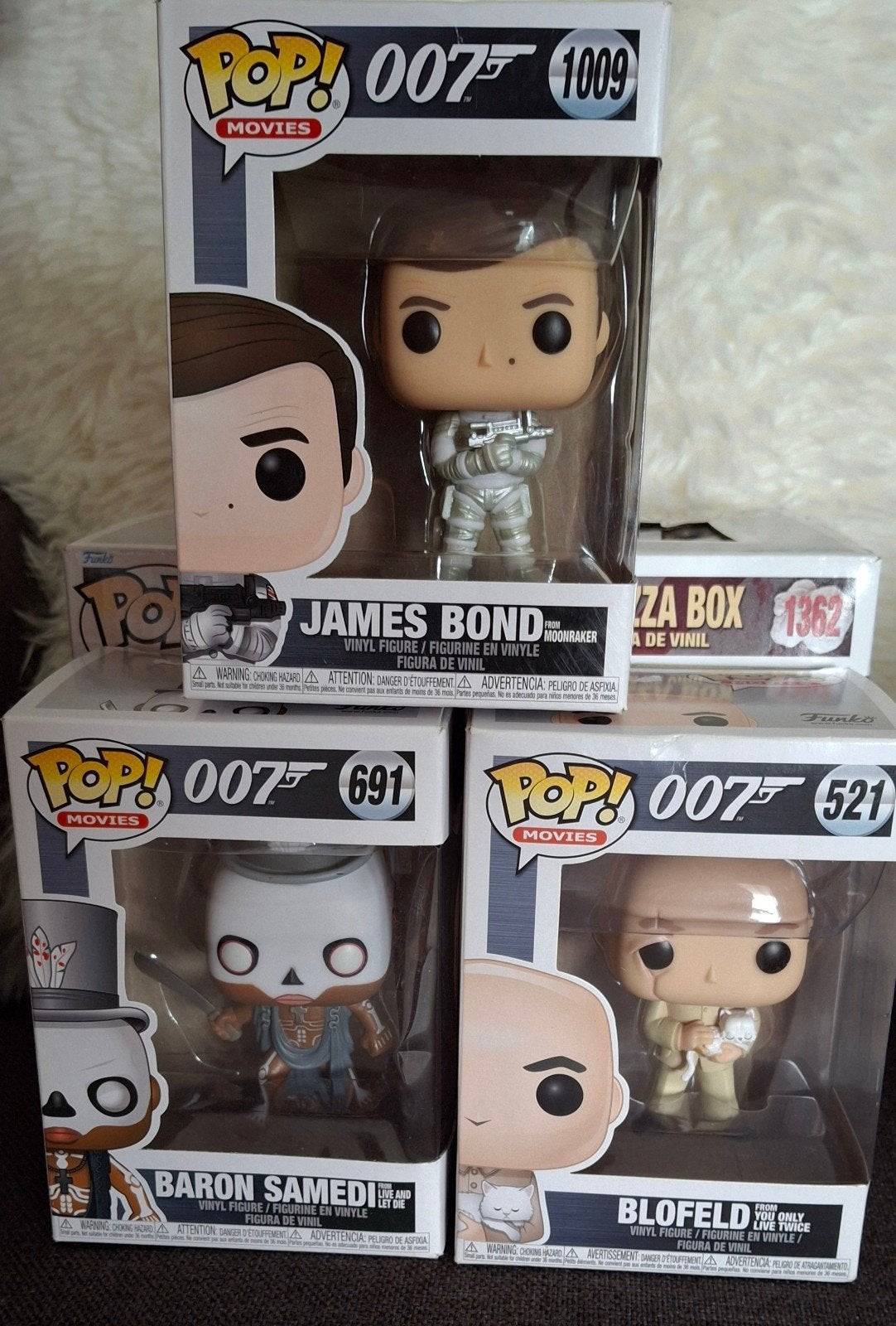 Funko Pop! James Bond, Baron Samedi & Blofeld Set, Ophalen of Verzenden, Nieuw