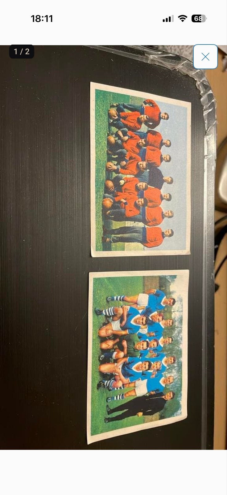 Vintage Voetbalplaatjes - FC Basel & FC Visas, Ophalen of Verzenden, Gebruikt, Buitenlandse clubs, Poster, Plaatje of Sticker