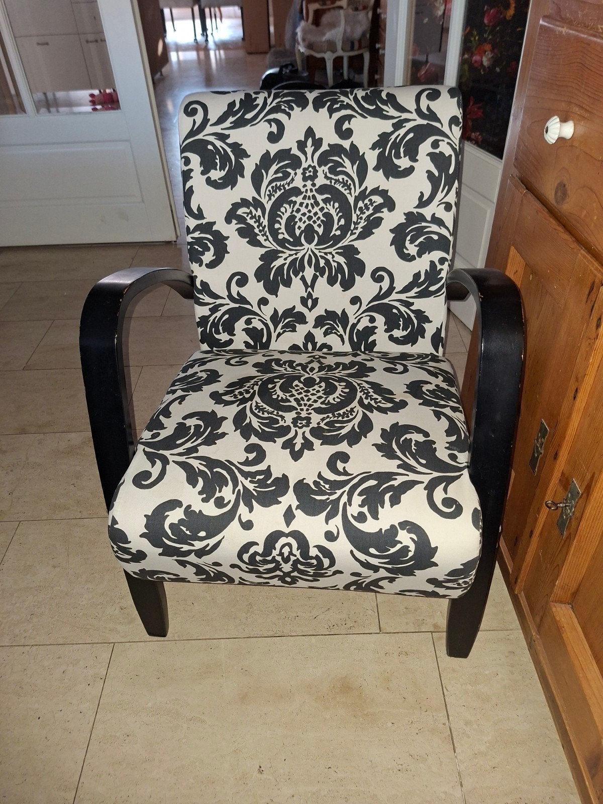 leuke fauteuil, Ophalen, Gebruikt, Hout, Eén
