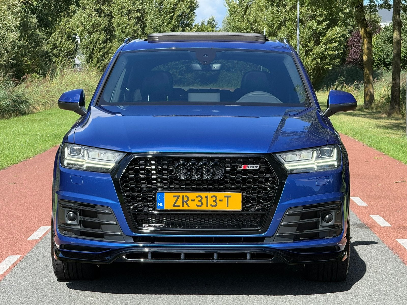 Audi Q7 3.0 TDI 272 PK 7 pers.Maxton Nw.kettingset Blauw SQ7, Automaat, Zwart, 241 €/maand, Blauw