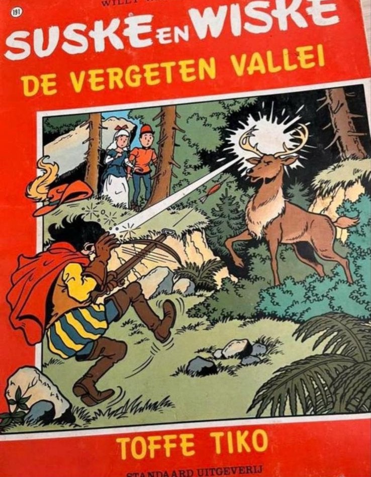 Suske en Wiske: De Vergeten Vallei - Willy Vandersteen, Eén stripboek, Ophalen of Verzenden, Gelezen