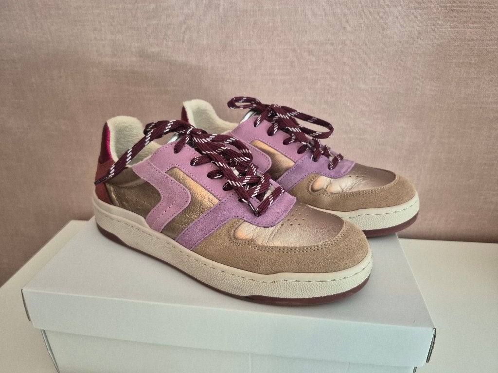 Dames sneakers Sissy Boy Metallic mt.38, Kleding | Dames, Schoenen, Verzenden, Sissy-Boy, Sneakers of Gympen, Zo goed als nieuw