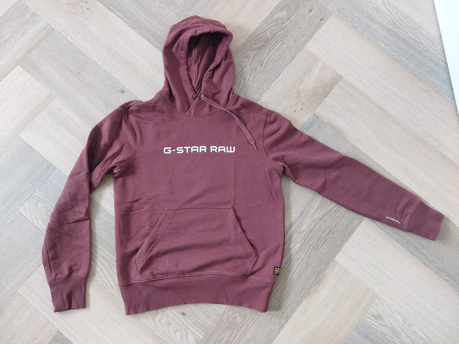 G-Star Raw hoodie bordeauxrood - Maat XS, Ophalen of Verzenden, Gedragen, G-Star Raw
