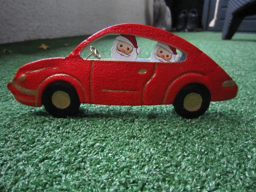 Kerstman in Porsche, Ophalen of Verzenden, Zo goed als nieuw