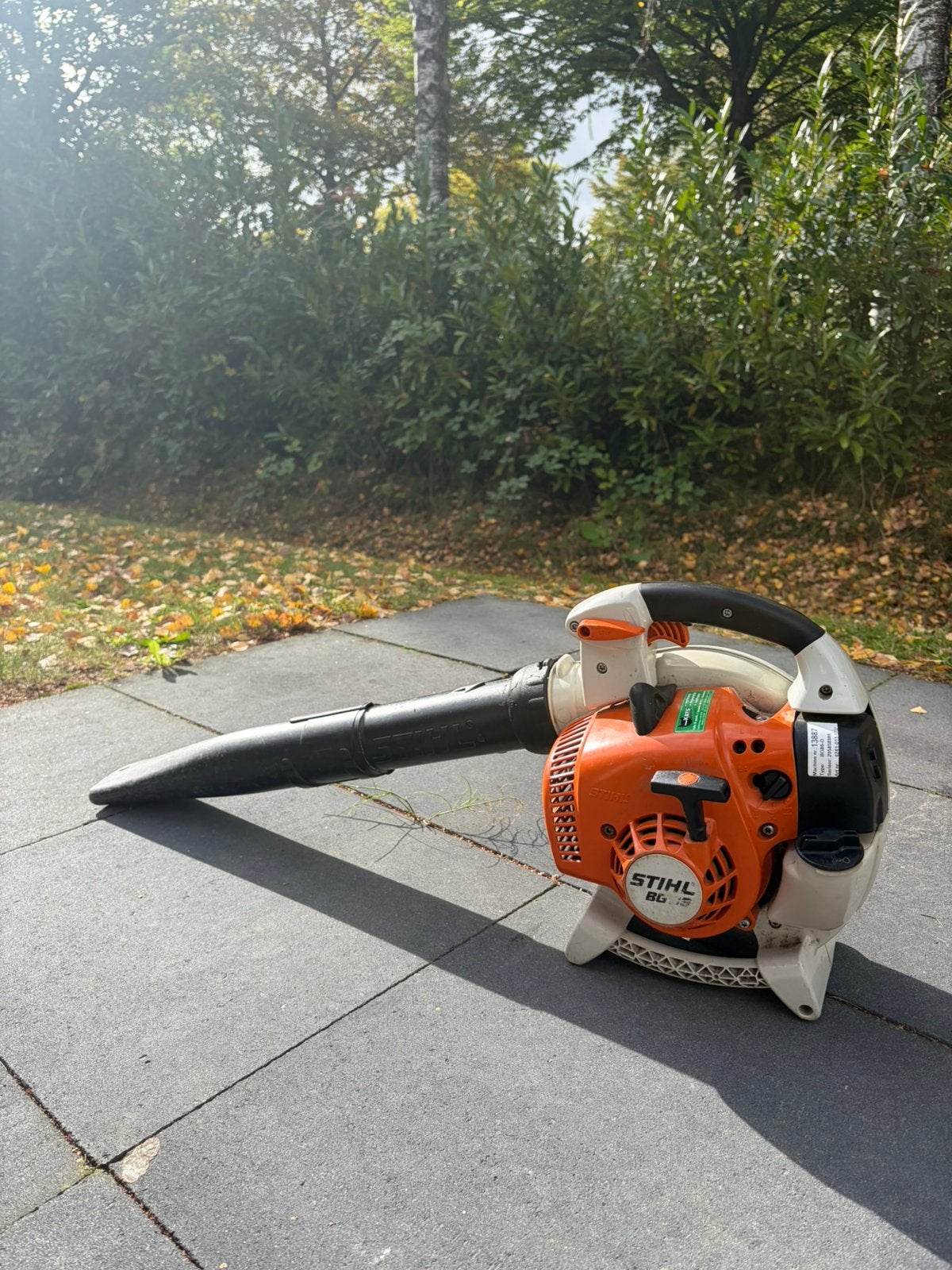 STIHL BG 56 Bladblazer– Nieuwe Bougie, Filter en Carburateur, Tuin en Terras, Ophalen, Zo goed als nieuw, Benzine