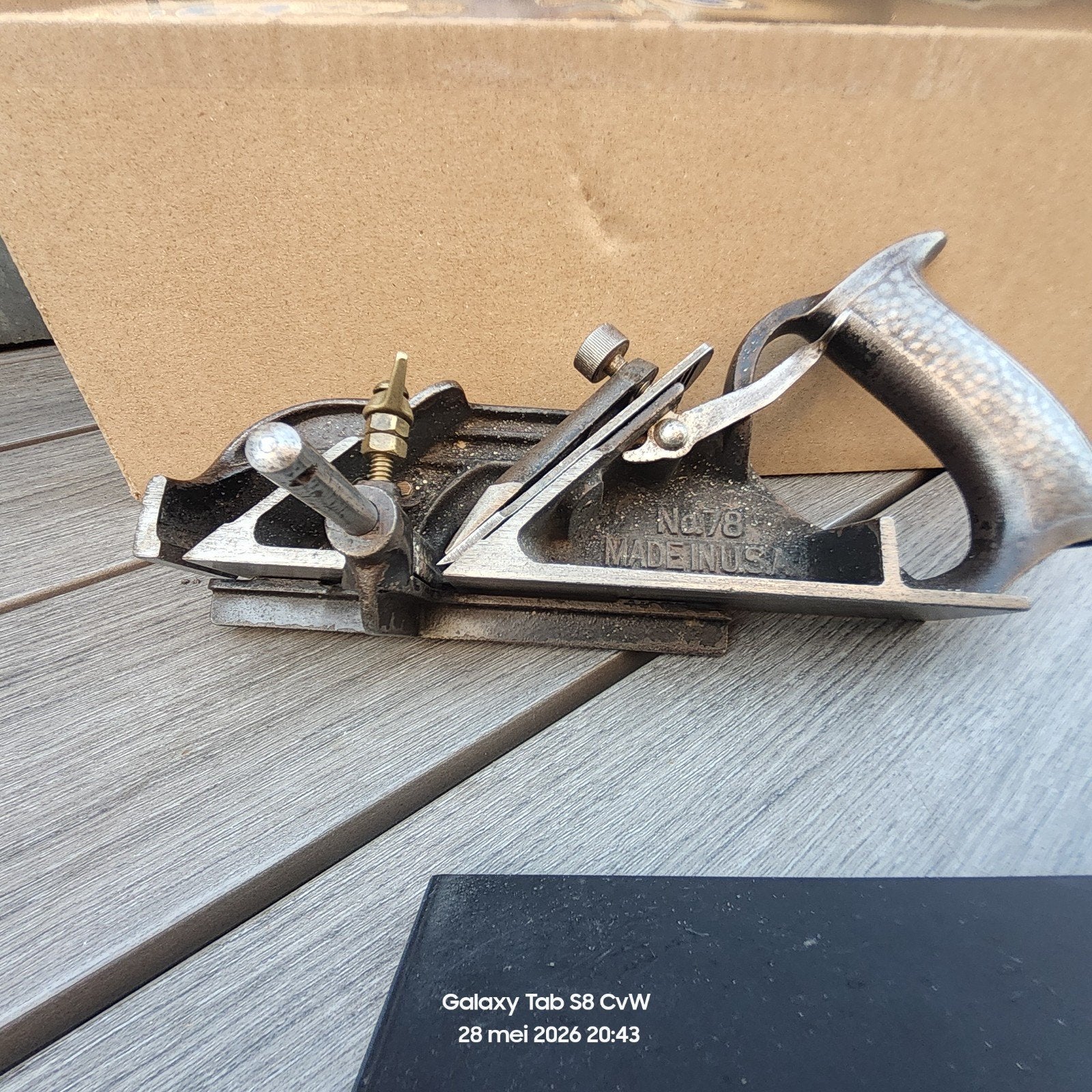 Stanley Stalen Sponningschaaf No 78., Antiek en Kunst, Antiek | Gereedschap en Instrumenten, Ophalen of Verzenden