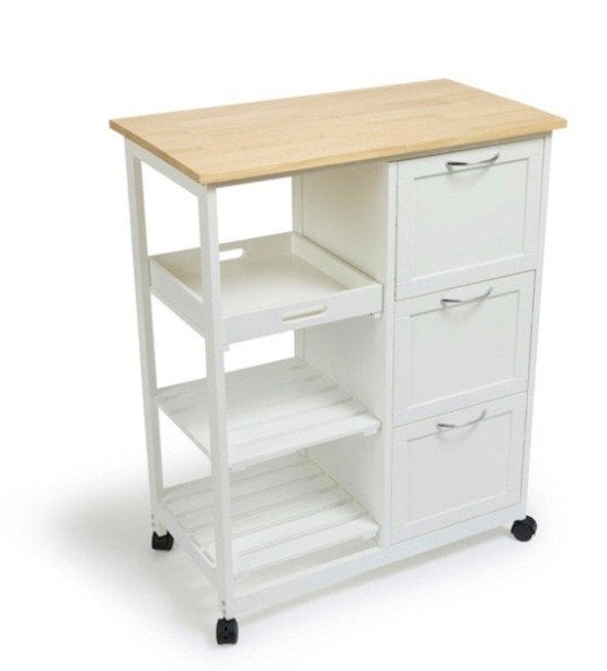 Lifa Living Keukentrolley Sophie, Ophalen, Nieuw, Wit