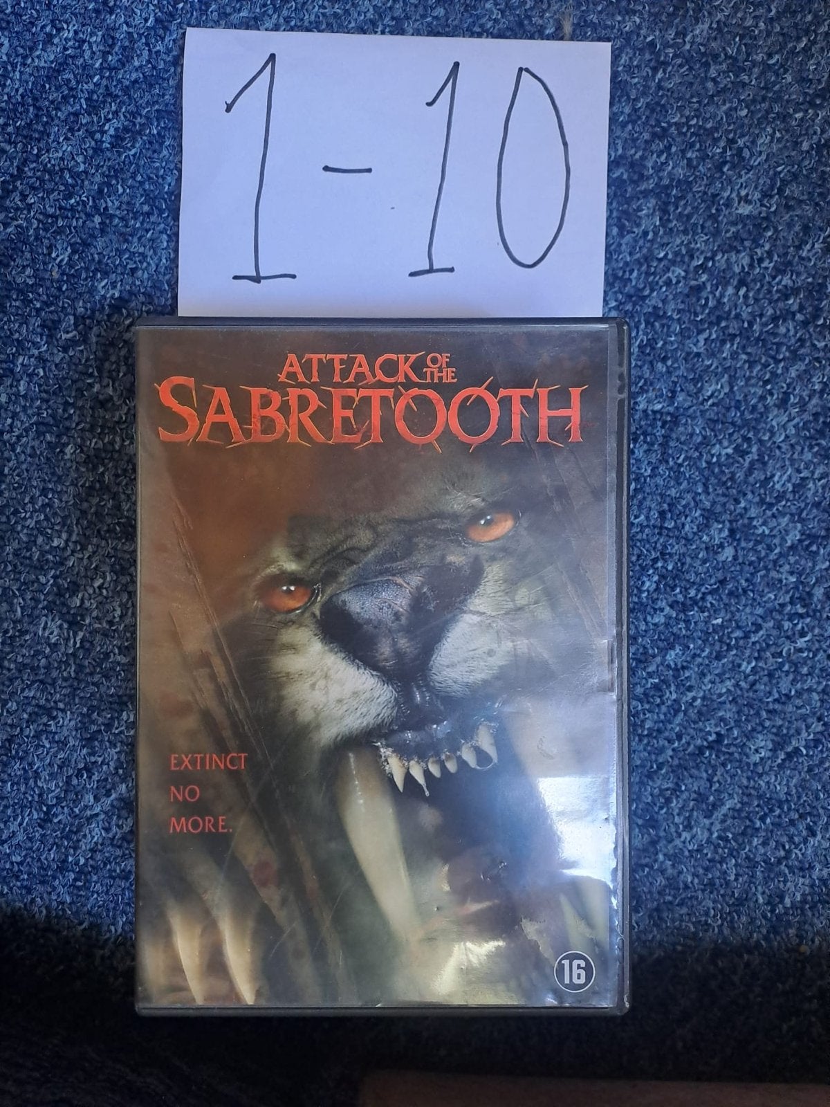 Attack of the Sabretooth DVD, Vanaf 16 jaar, Ophalen of Verzenden, Zo goed als nieuw, Actie