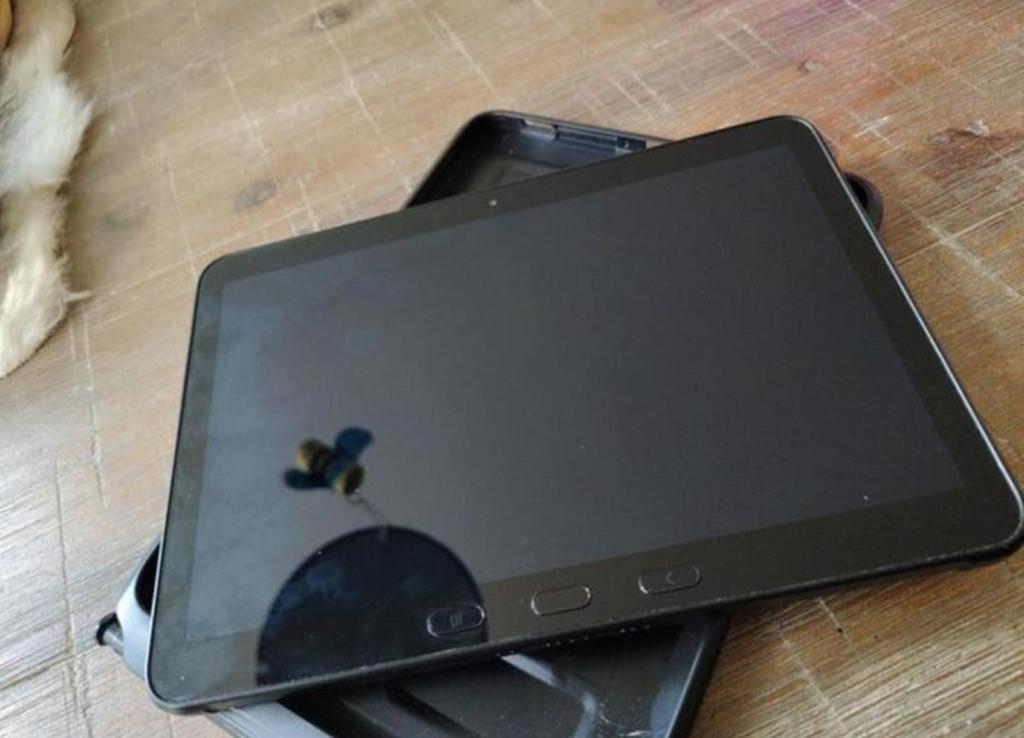 Samsung tablet met hoes en S pen, Computers en Software, Android Tablets, Ophalen of Verzenden, Zo goed als nieuw, 10 inch