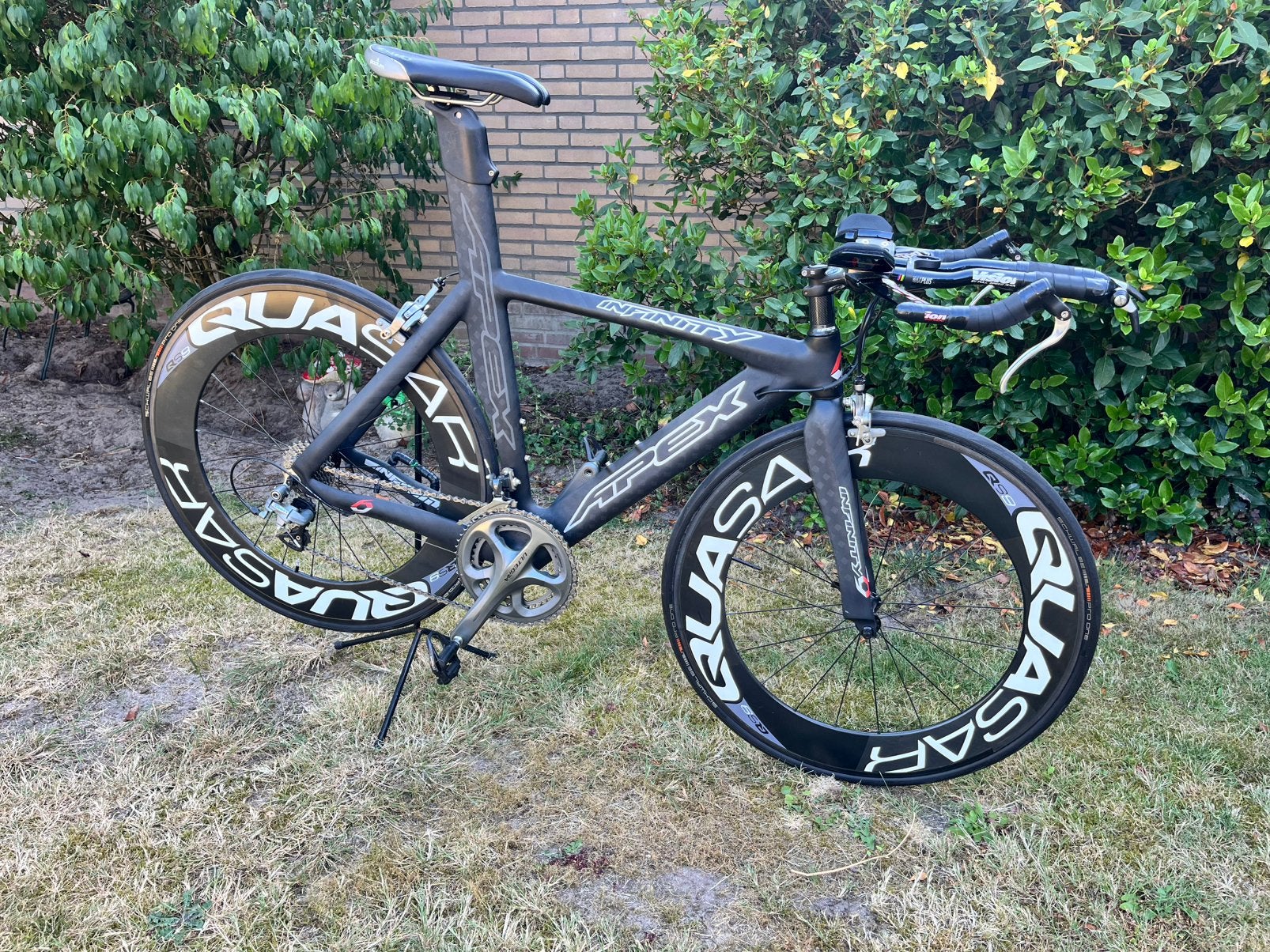 Te koop Apex Infinity tijdrit/triathlon fiets., Fietsen en Brommers, 28 inch, Gebruikt, Carbon, Velgrem