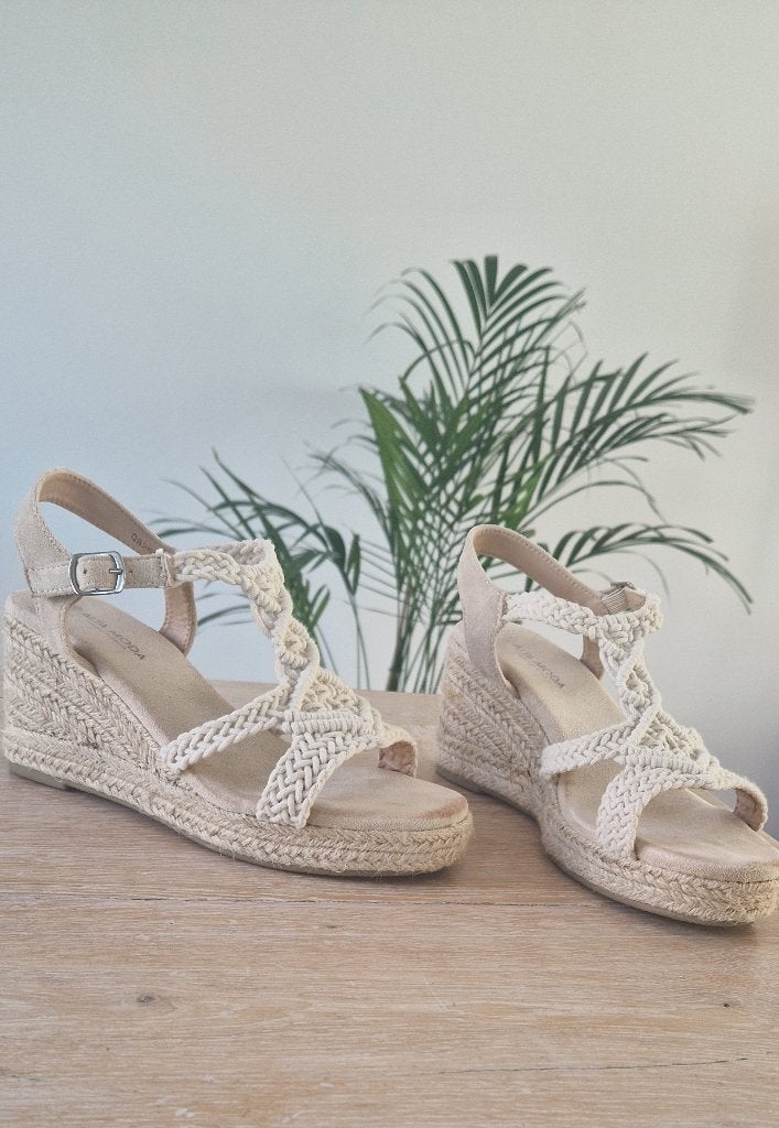 espadrilles dames, Kleding | Dames, Schoenen, Ophalen, Beige, Alta Moda Spanje, Zo goed als nieuw
