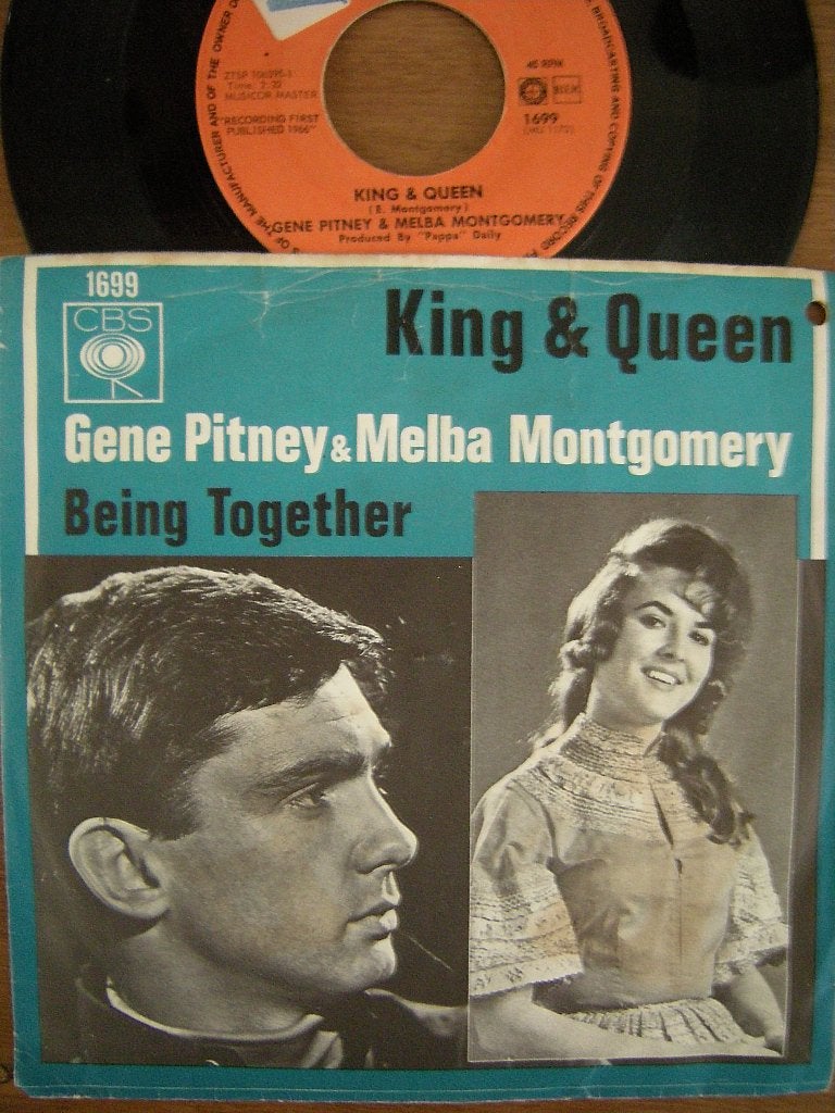 Gene Pitney & Melba Montgomery (King & Queen), Gebruikt, 7 inch, Ophalen of Verzenden, Pop