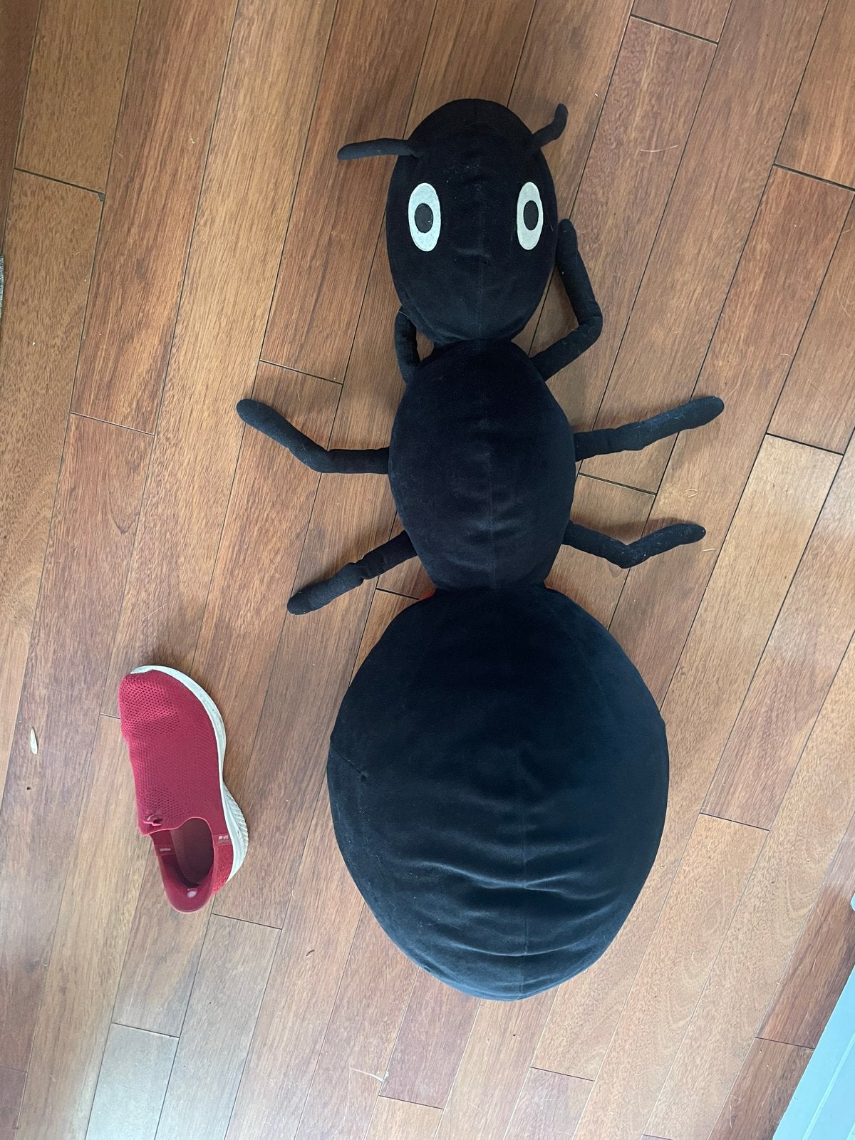 Grote Zwarte Mier Knuffel - Uniek en Decoratief, Ophalen, Overige typen, Zwart, Zo goed als nieuw
