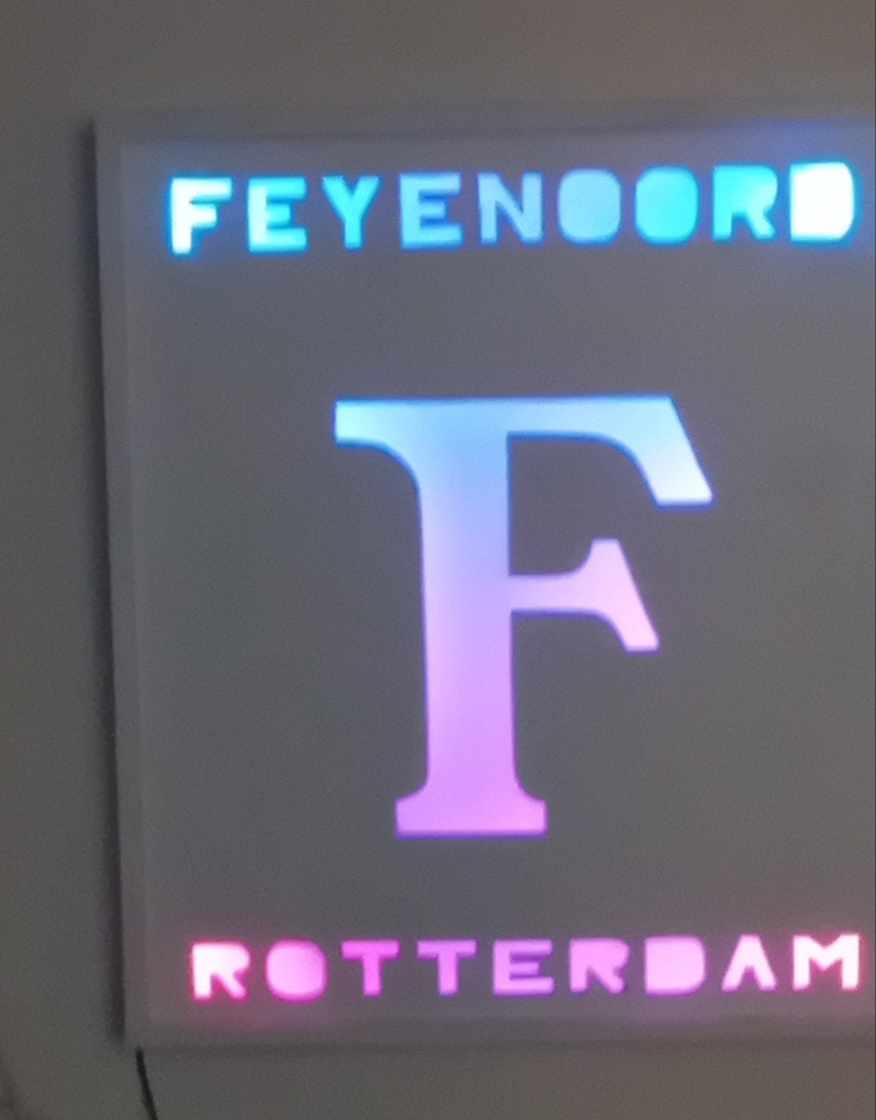 Feyenoord led logo, Verzenden, Nieuw