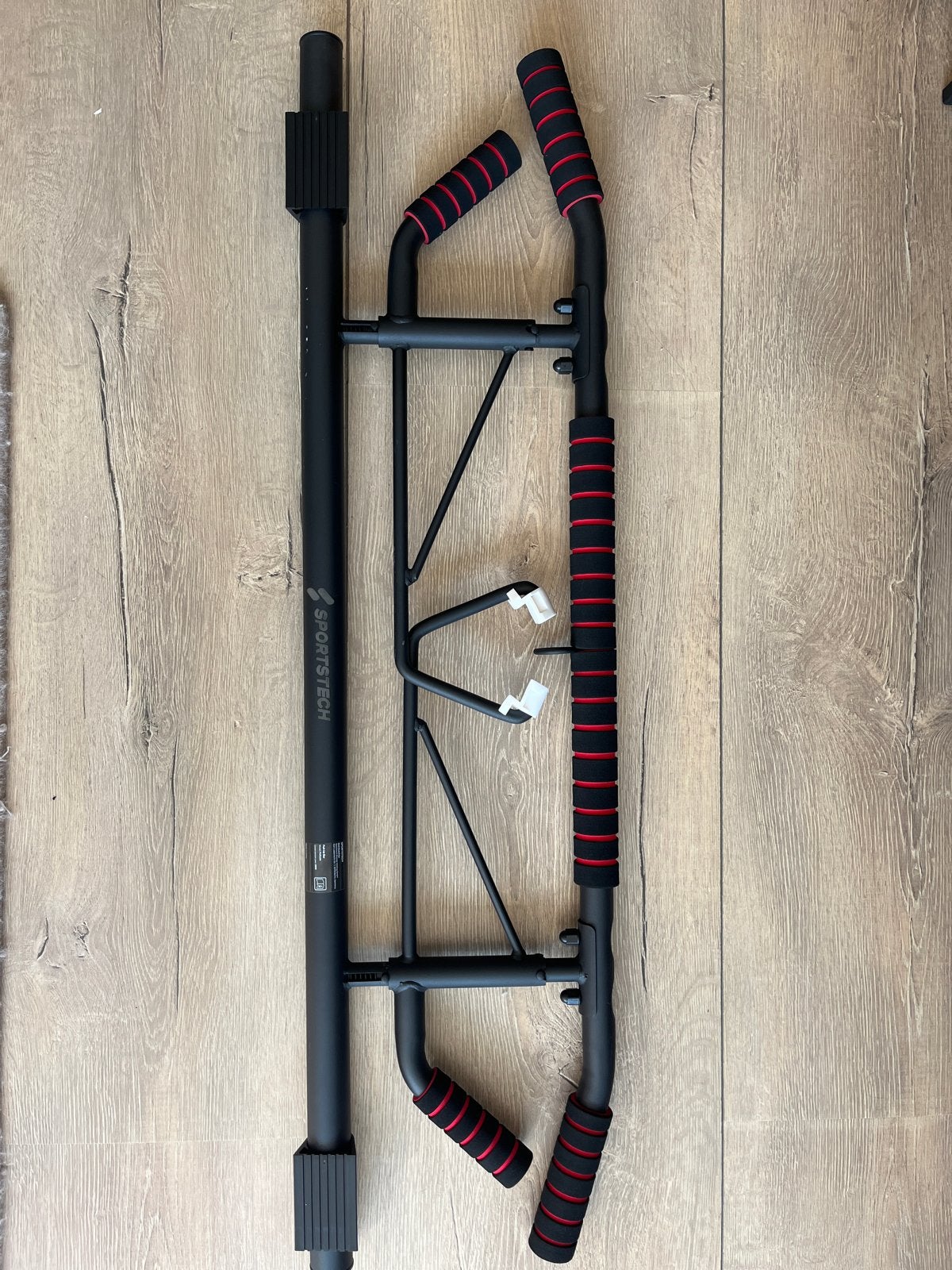 Sportstech pull-up bar NIEUW met 3 grepen, ropes en elastiek, Ophalen, Nieuw, Armen, Oprekstang