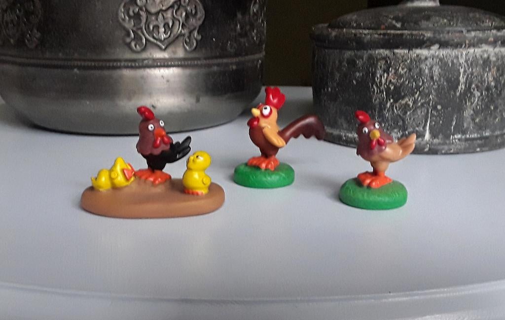 Kip - kuikens - haan - hanen - boerderijdieren - boerderij, Ophalen of Verzenden, Zo goed als nieuw, Jongen of Meisje