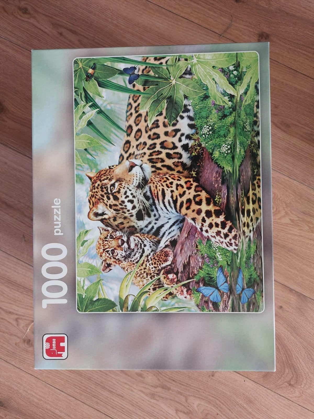 Jumbo Legpuzzel 1000 stukjes - Luipaarden, Hobby en Vrije tijd, Denksport en Puzzels, Ophalen of Verzenden, 500 t/m 1500 stukjes