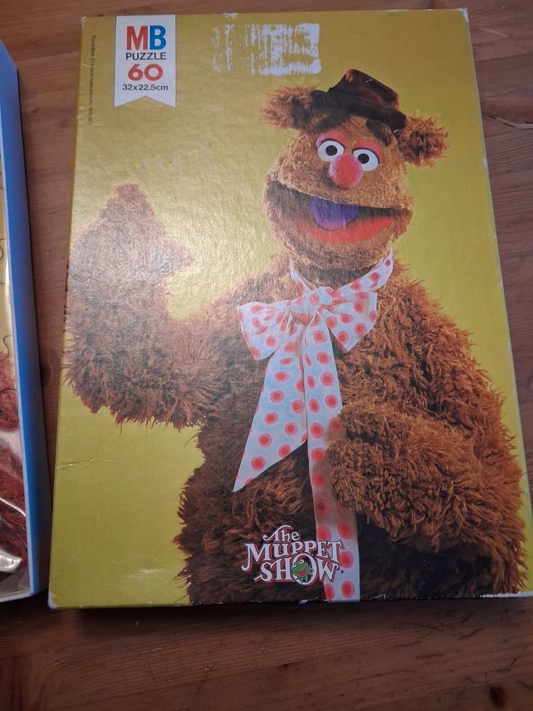 The muppetshow puzzel van Fozzie bear, Ophalen of Verzenden, Minder dan 500 stukjes, Gebruikt, Legpuzzel