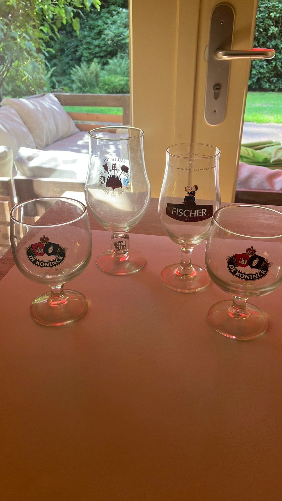 Bierglazen De Koninck, De Kluis, Fisher, Ophalen of Verzenden, Zo goed als nieuw, Bierglas