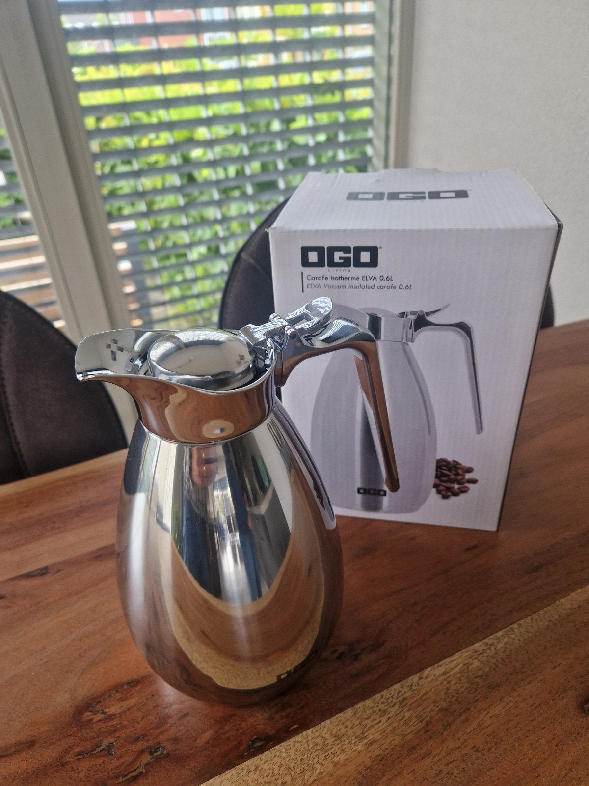 OGO Thermoskan 0,6 liter, Overige typen, Ophalen of Verzenden, Metaal, Overige merken