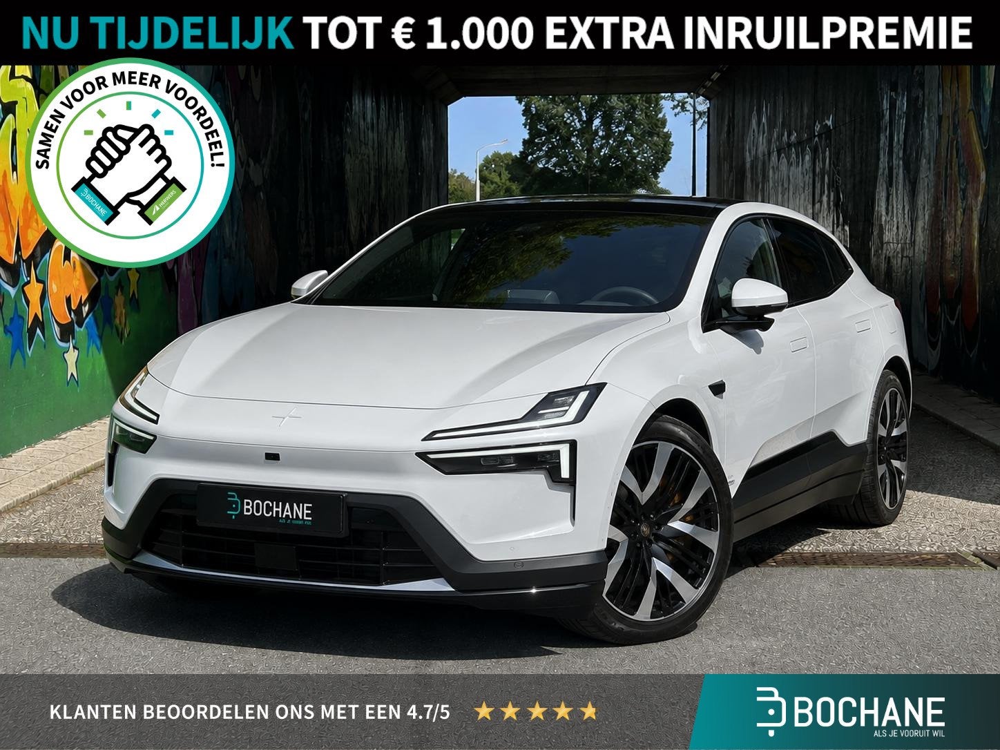 Polestar 4 Long Range Single motor 100 kWh PANORAMADAK | SOH
